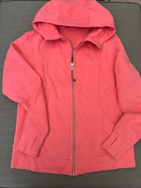 lululemon athletica pink  Hooded Zip Jacket
